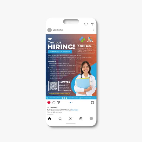 Template Poster Campus Hiring