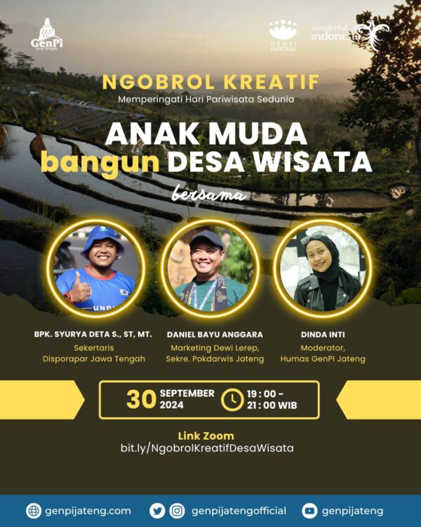 Template Desain Poster Webinar Wisata - Gambar 2