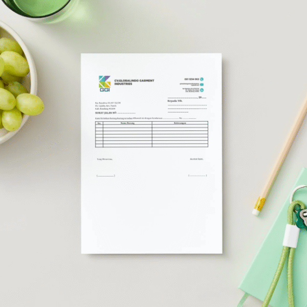 Template Surat Jalan CV