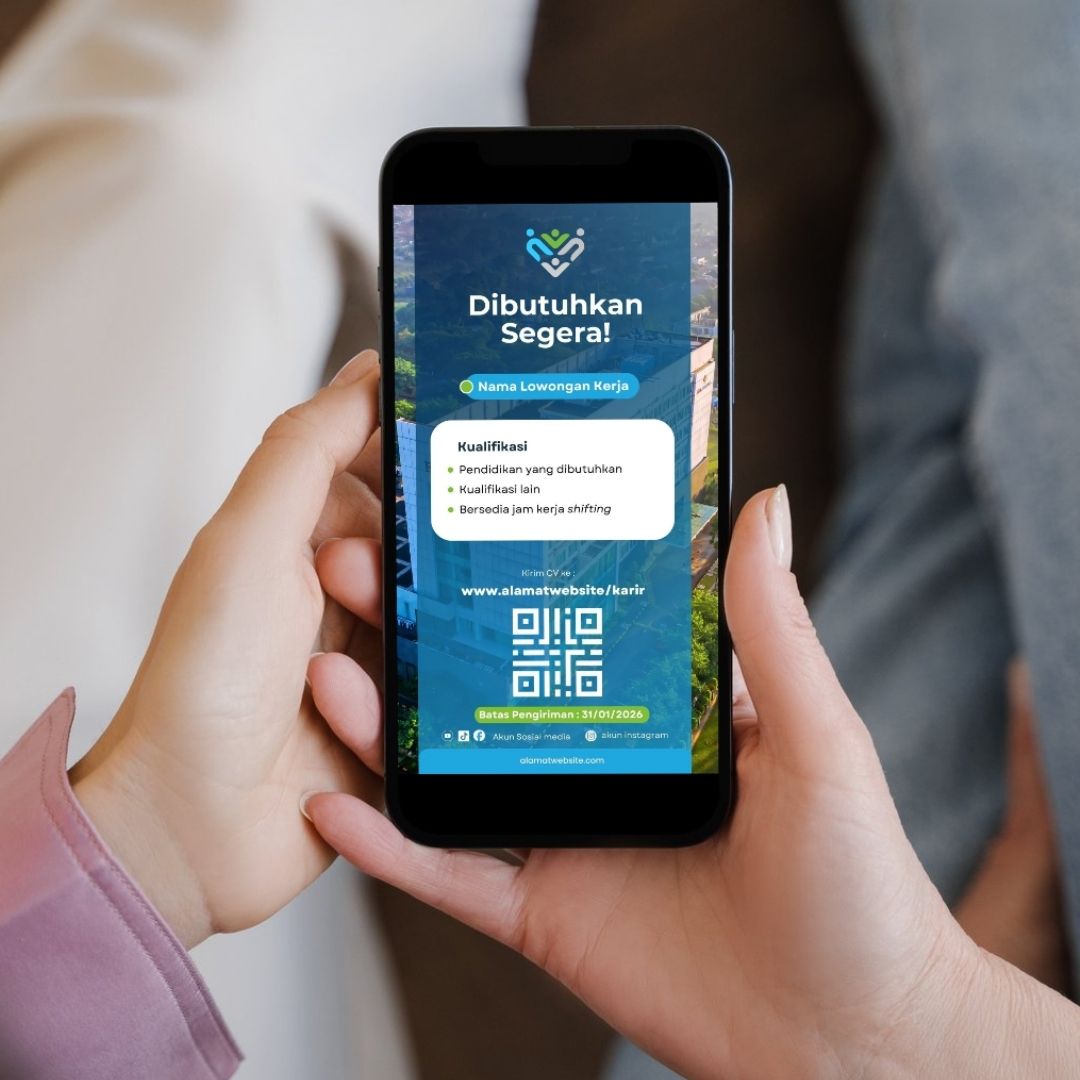 Desain Lowongan Kerja Rumah Sakit