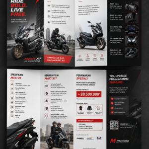 Desain Brosur Dealer Motor